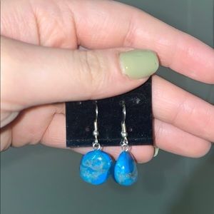 Crystal Earrings. Pair.